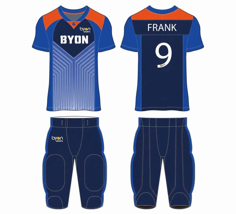 Full Sublimated custom made men's team football jersey design