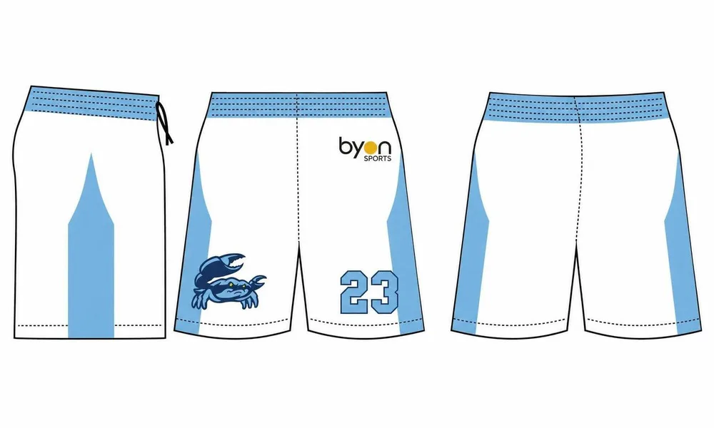 Pieno Sublimated personalizzato fatto squadra uomo lacrosse shorts