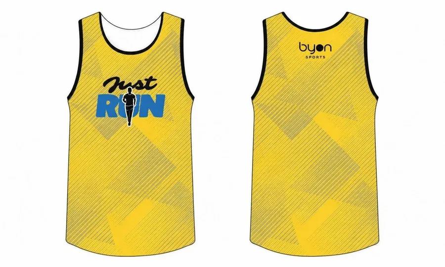 Full Sublimated maßgefertigtes Männerteam sublimierte Laufhemden