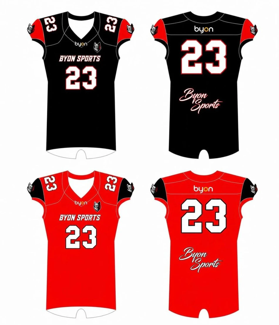 Full-Farbe Sublimationsdruck maßgeschneidertes Team Reversible Football Jerseys