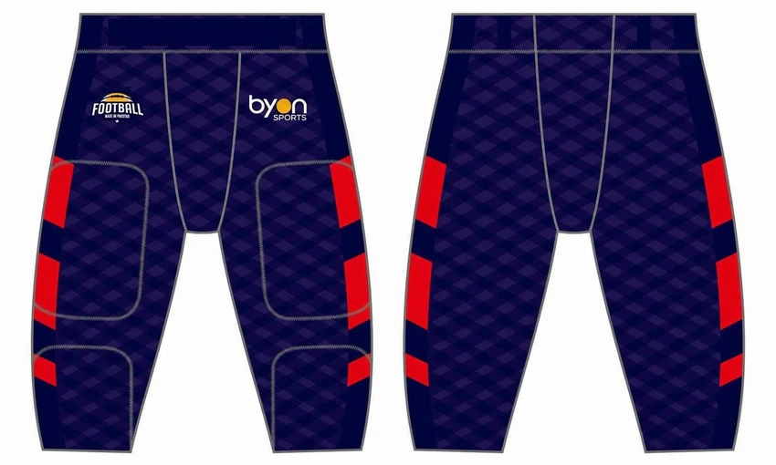 Full teye sublimation printing custom made team Sublimated Flag Football Jerseys