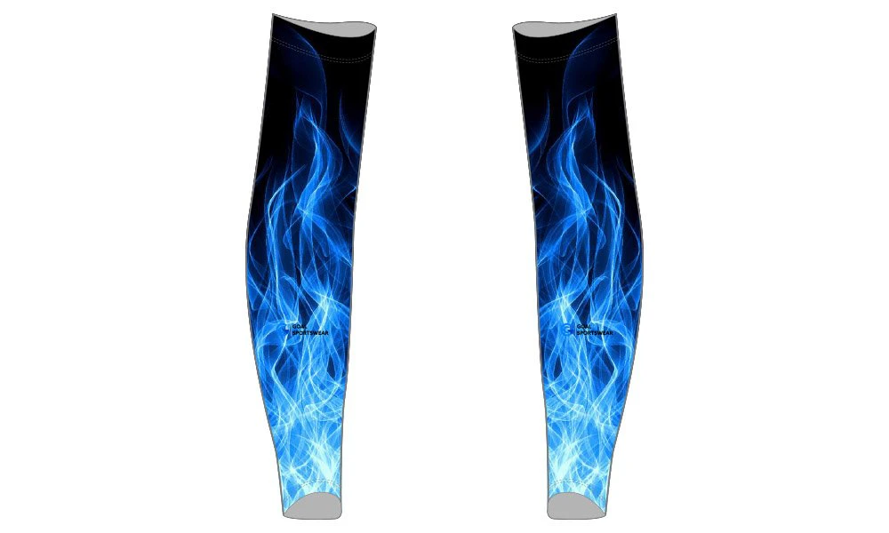 Full dye sublimation printing custom made team custom baseball arm sleeves