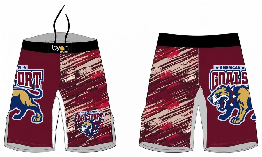 Full-Dye-Sublimationsdruck maßgeschneiderte Team Wrestling Fight Shorts