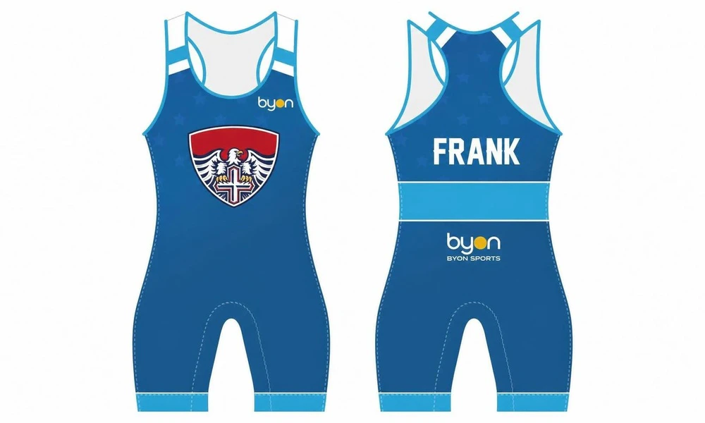 Full-Dye-Sublimationsdruck Custom Made Team Wrestling Uniform