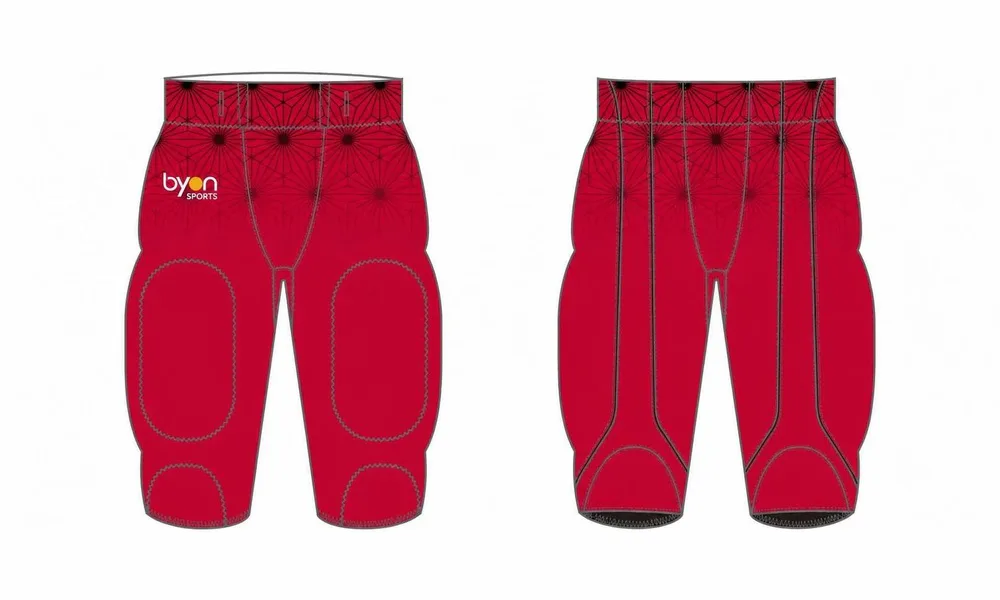 Totale sublimazione di tintura all'ingrosso personalizzato Sublimated Football Pants