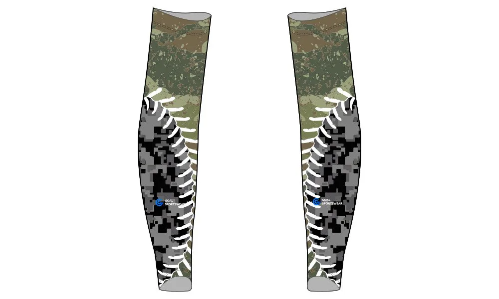 Full dye sublimation wholesale custom baseball arm sleeves