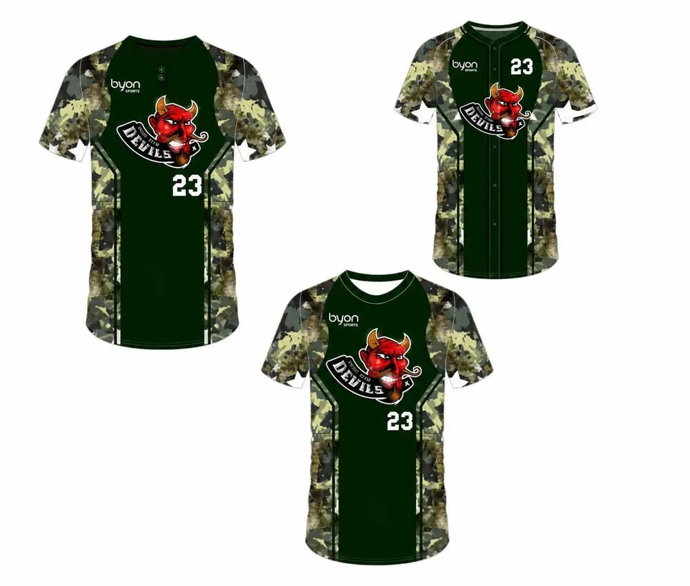 Full dye sublimation wholesale custom baseball gear