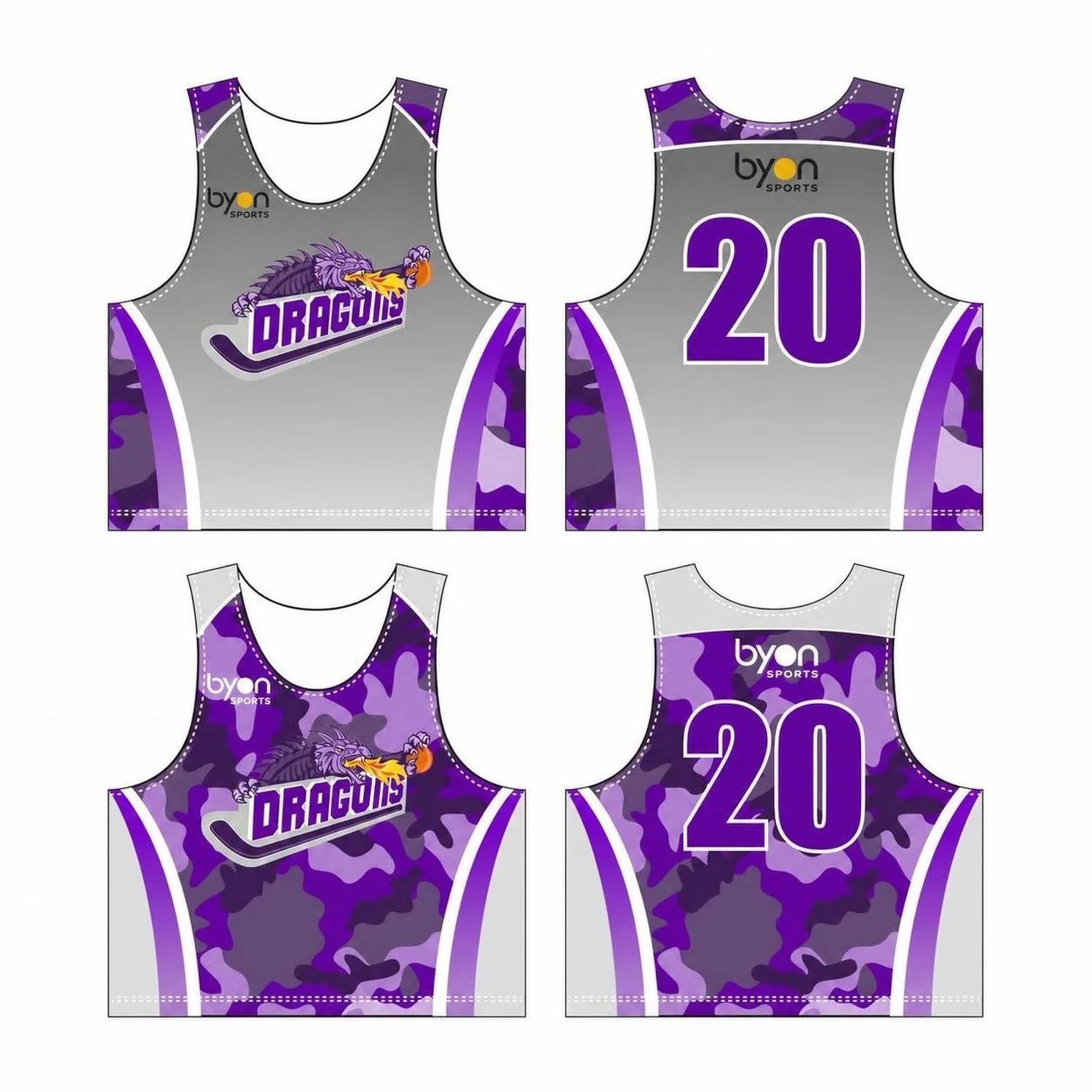 Full Dye Sublimation Wholesale Custom Lacrosse Pinnies