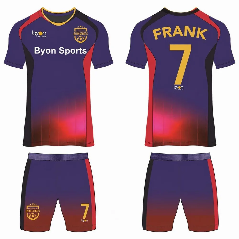 Custom wholesale sublimated printed custom soccer kits