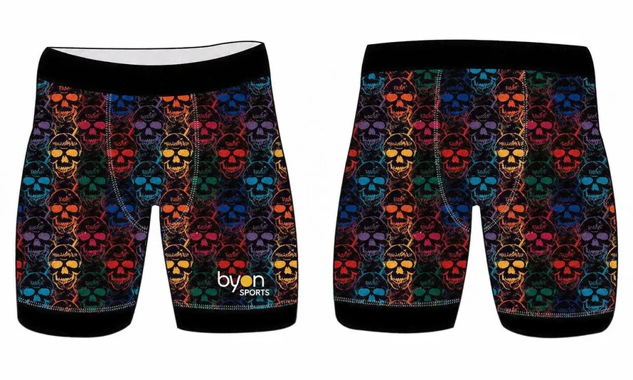 Vollfarbstoff-Sublimationsgroßhandels-Spandex-Shorts