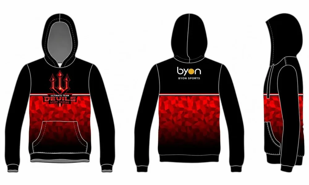 Vollfarbstoff-Sublimation Großhandel Custom Hoodies