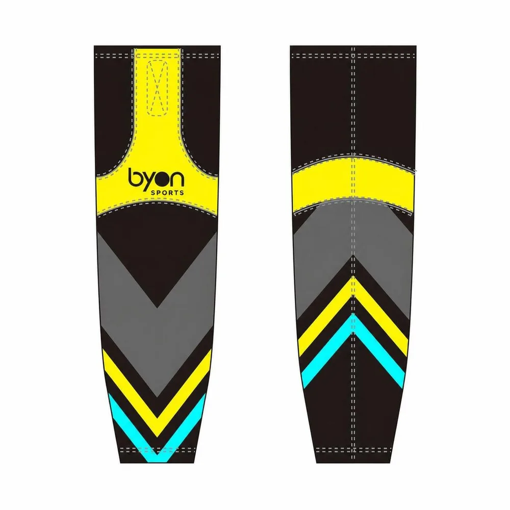 Full dye sublimation wholesale custom ice hockey socks