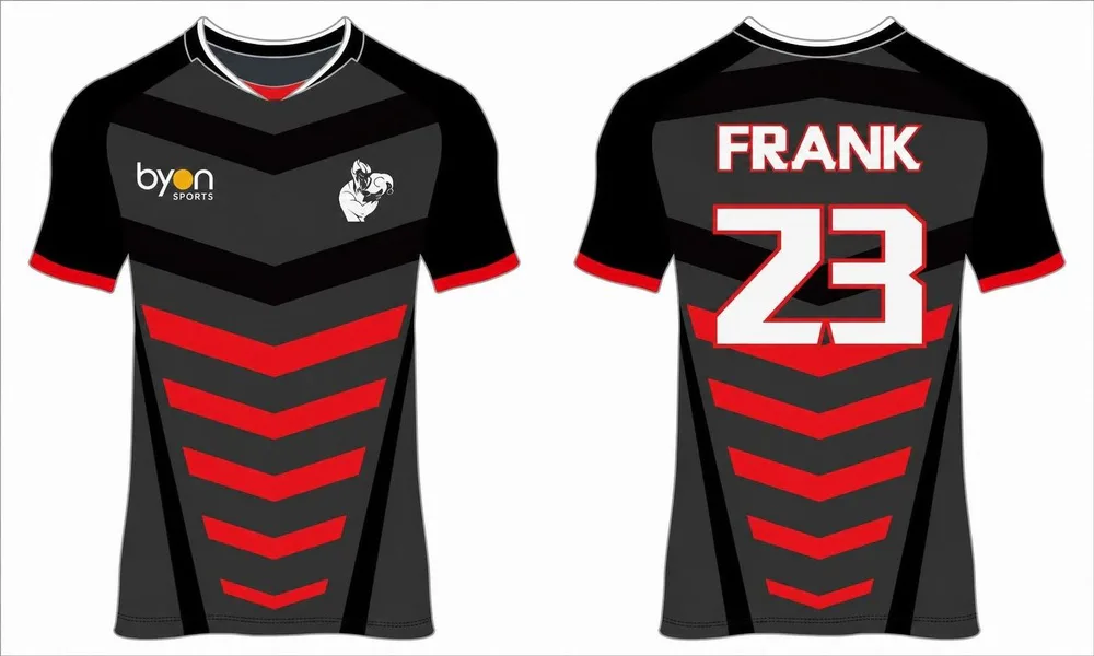 Full dye sublimation wholesale custom made black soccer jerseys