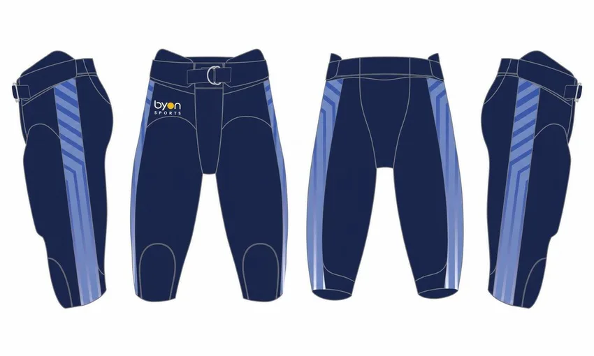 Full dye sublimation wholesale custom made football pants
