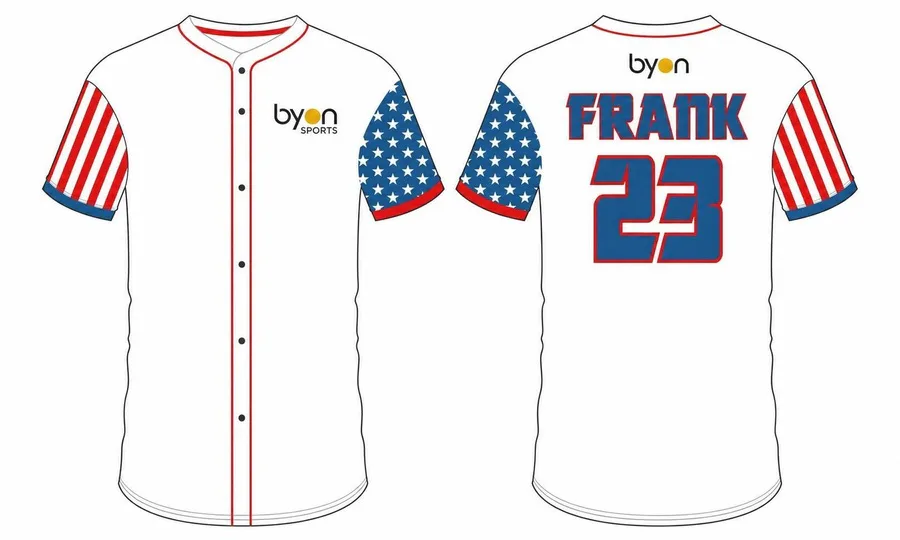 Full dye sublimation wholesale custom softball shirts