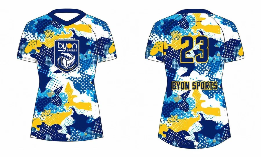 Full dye sublimation wholesale custom sublimated volleyball jerseys