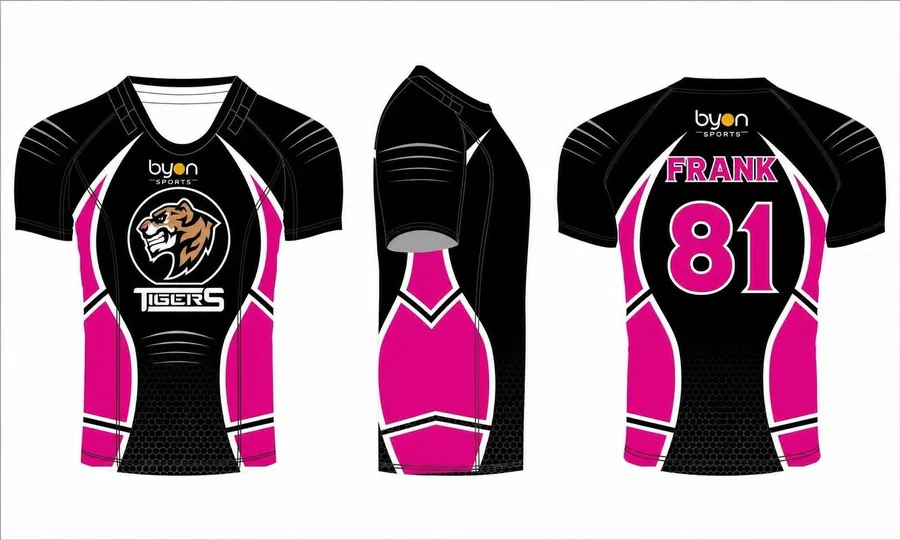 Full dye sublimation wholesale pro cut custom rugby jerseys
