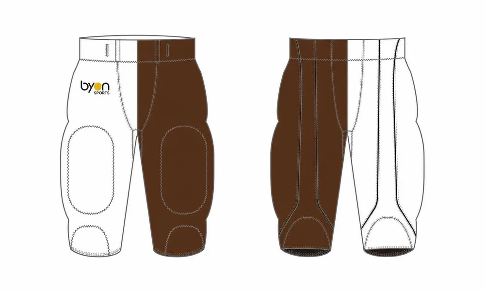 Poliestere completo Personalizzato fatto durevole uomo squadra Sublimated Football Pantaloni