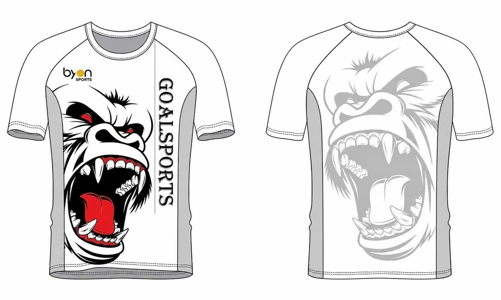 Poliestere completo Personalizzato fatto durevole uomo squadra personalizzato MMA rash guards