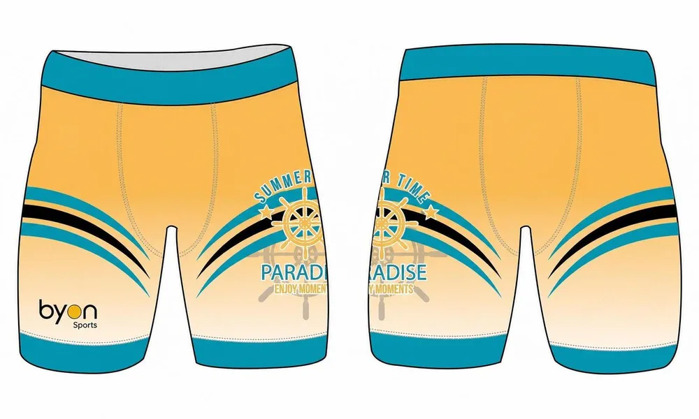 Full Polyester Custom langlebige Herren-Team Custom Spandex Shorts