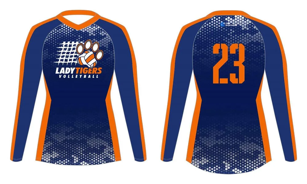 Full polyester Custom made durable men's team sublimated volleyball jerseys