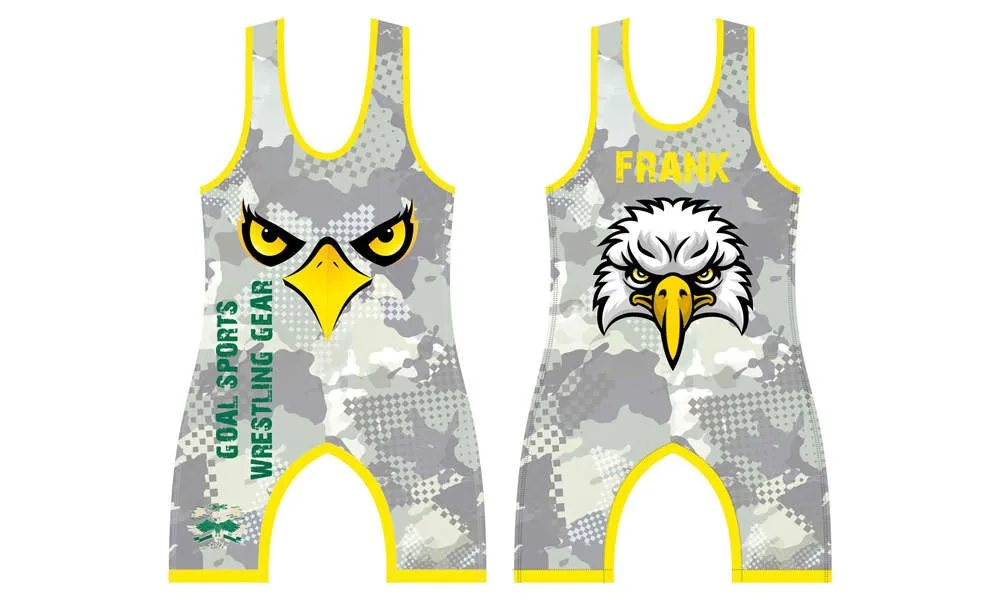 Full Polyester Custom machte langlebiges Männerteam Wrestling Uniform