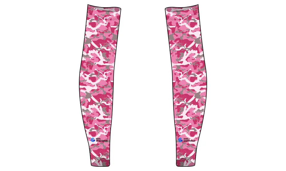 Full polyester breathable custom design sublimated custom baseball arm sleeves