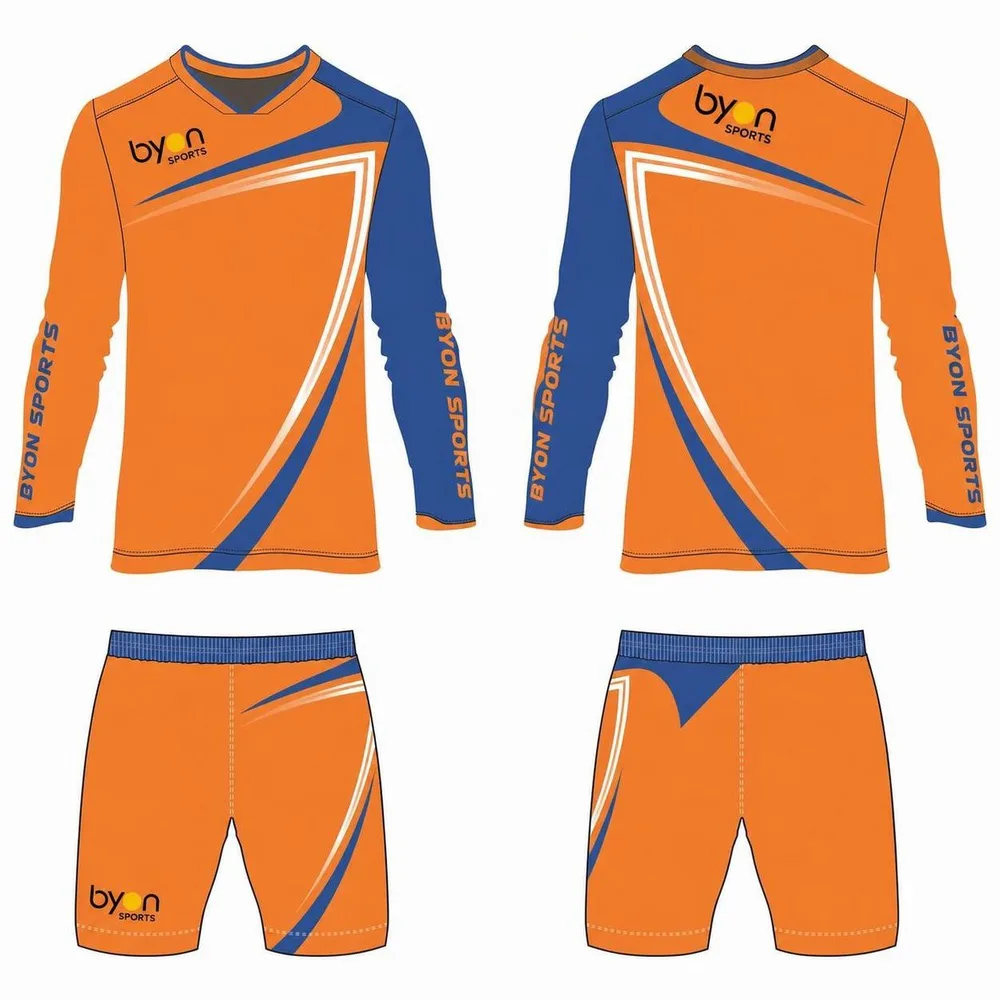 Custom made sublimated printing short sleeve custom soccer kits