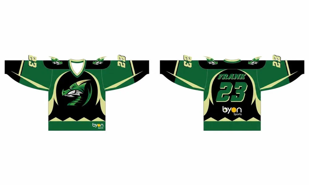 Maglie da hockey su misura in poliestere traspirante completo