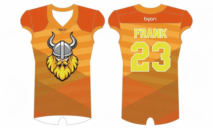 Full polyester durable sublimated custom youth team Sublimated Flag Football Jerseys