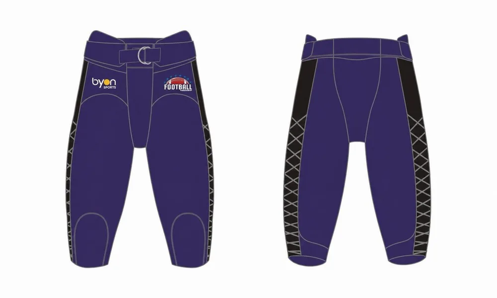 Pieno poliestere durevole sublimato personalizzato squadra giovanile Sublimated Football Pantaloni