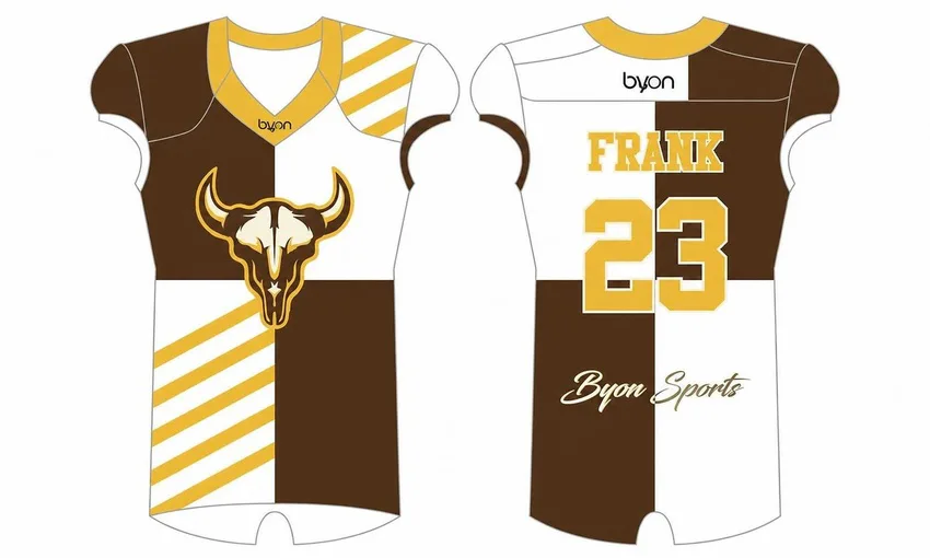 Full Polyester Mesh Custom machte dauerhaftes Team Football Trikot