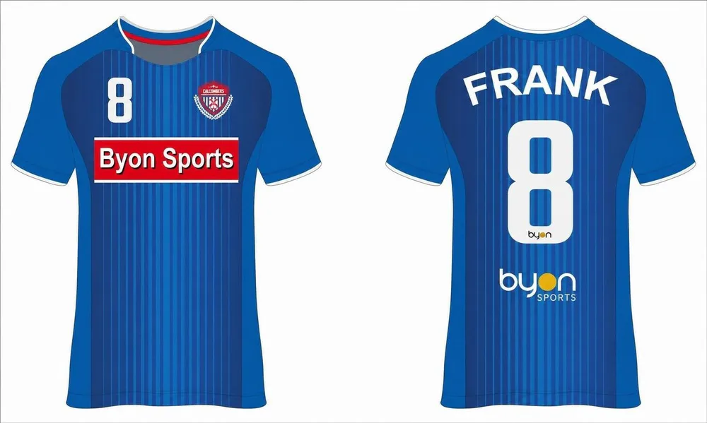 Full polyester mesh sublimation custom made stripe soccer jerseys
