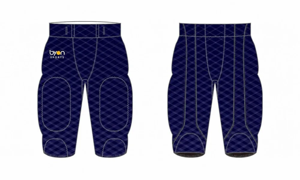 Alta qualità 100% poliestere sublimazione personalizzato design Sublimated Football Pantaloni