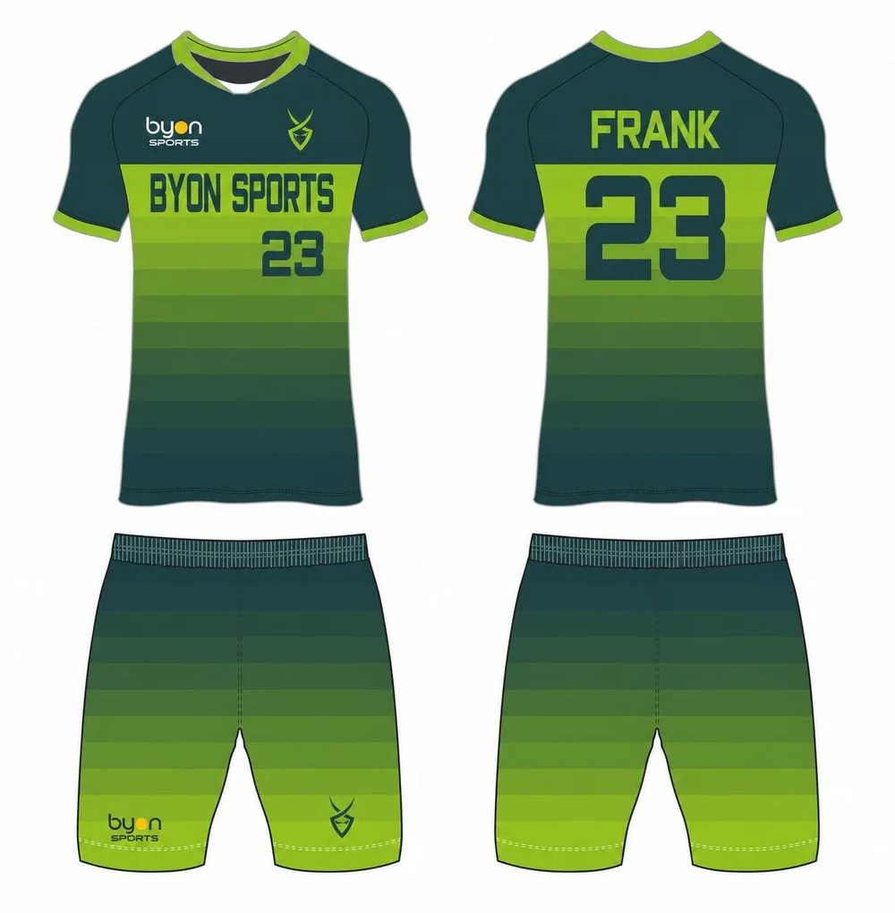 High quality 100% polyester sublimation custom design custom soccer kits