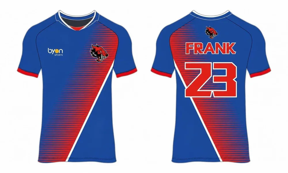 High quality 100% polyester sublimation custom design custom soccer tops