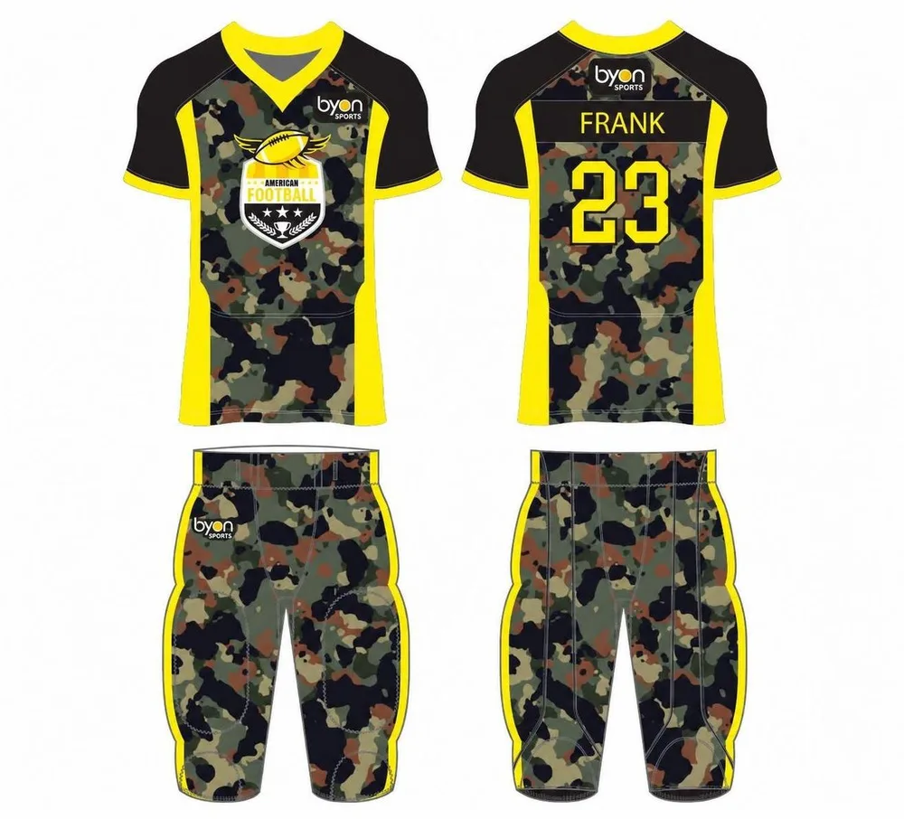Alta calidad 100% poliéster sublimación diseño personalizado camiseta de fútbol diseño