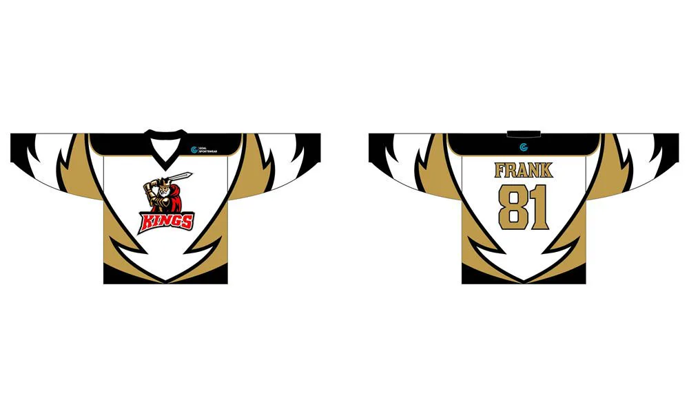 Maglie da hockey di design personalizzate di alta qualità 100% poliestere
