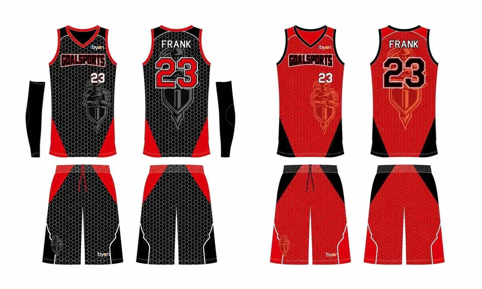 High quality 100% polyester sublimation custom design reversible basketball jerseys