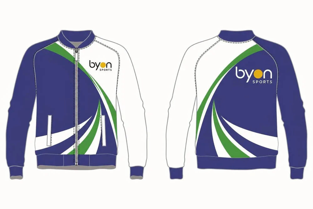 Vestes de baseball sublimées réversibles du lycée