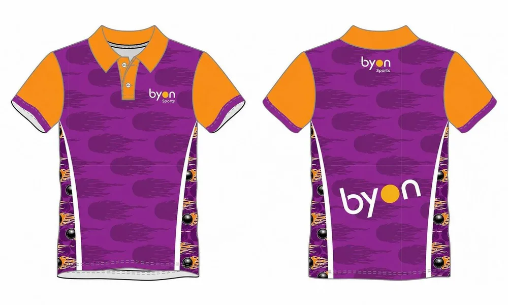 High-School-Custom-Design sublimiert reversible Bowling-Trikots