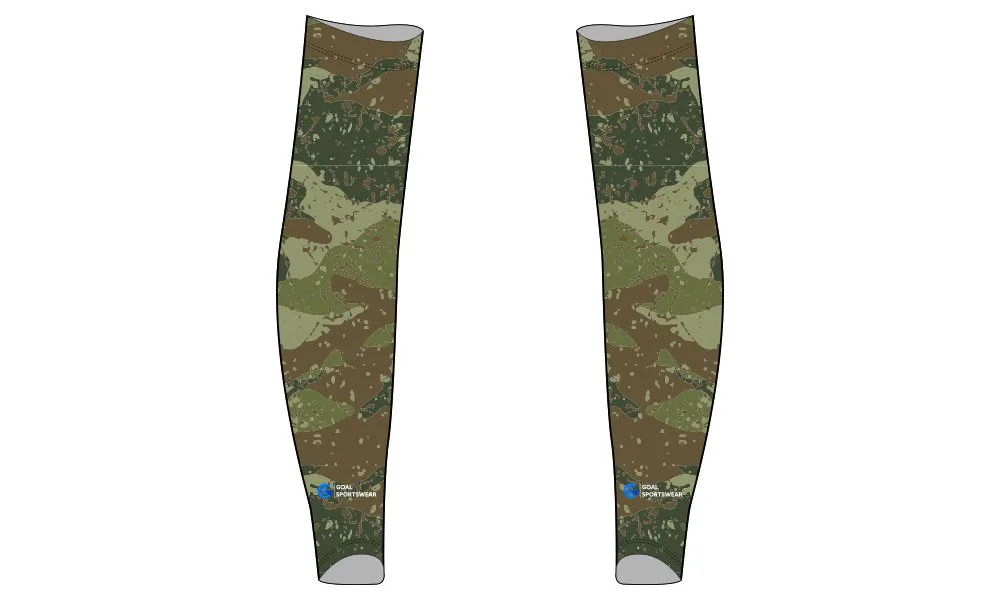 High school custom design sublimated reversible custom baseball arm sleeves