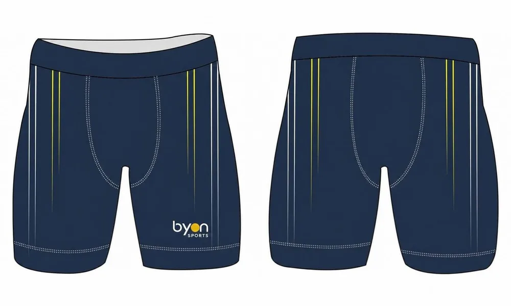 High School Custom Design sublimierte reversible Custom Spandex Shorts