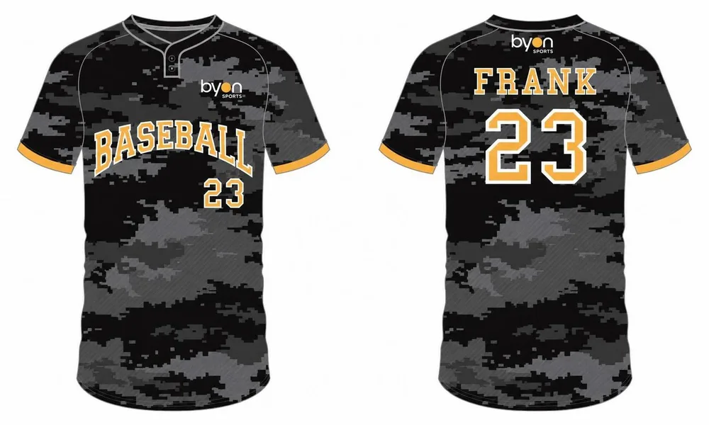 High school reversible baseball uniform
