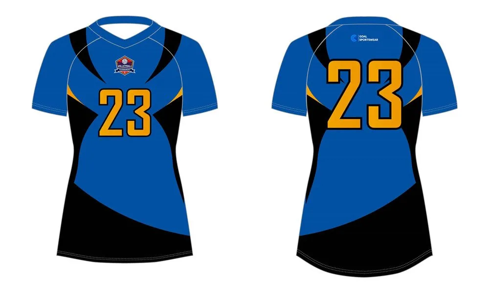 High school custom design sublimated reversible sublimated volleyball jerseys