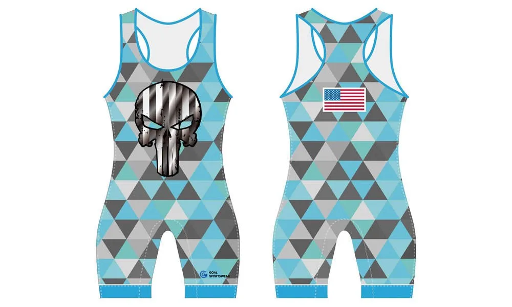 High School Custom Design sublimierte Wrestling Uniform