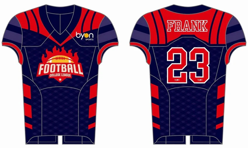 High-School-Sublimation benutzerdefinierte gedruckte Fußball-Trikots