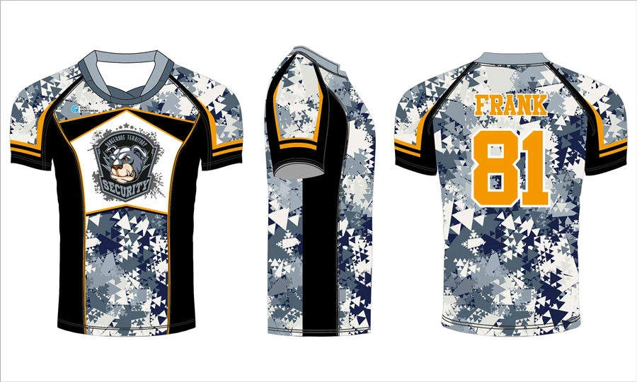 Pro quality Custom design sublimated printing men's rugby jerseys