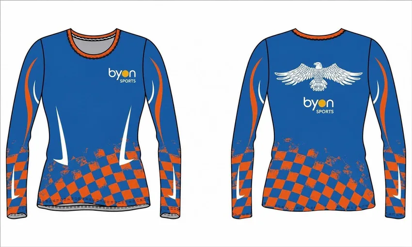 Sublimation hochwertiges Custom Design Langarm Damen Volleyball Trikots