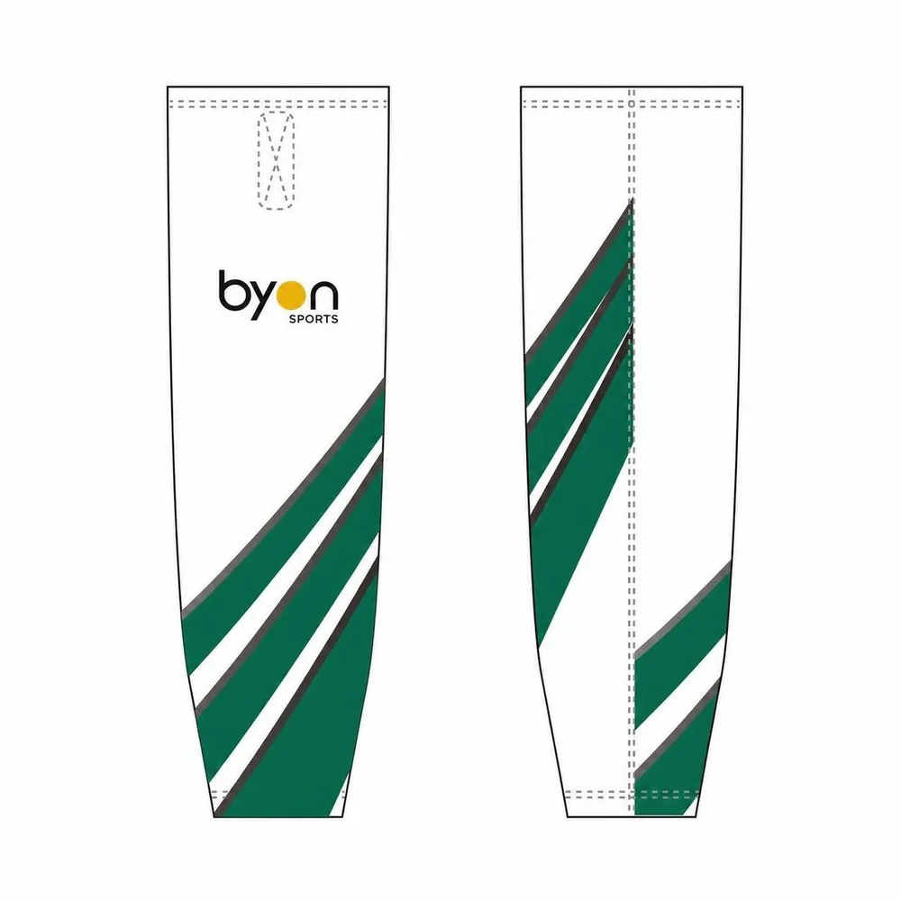 Sublimation high quality custom youth hockey socks